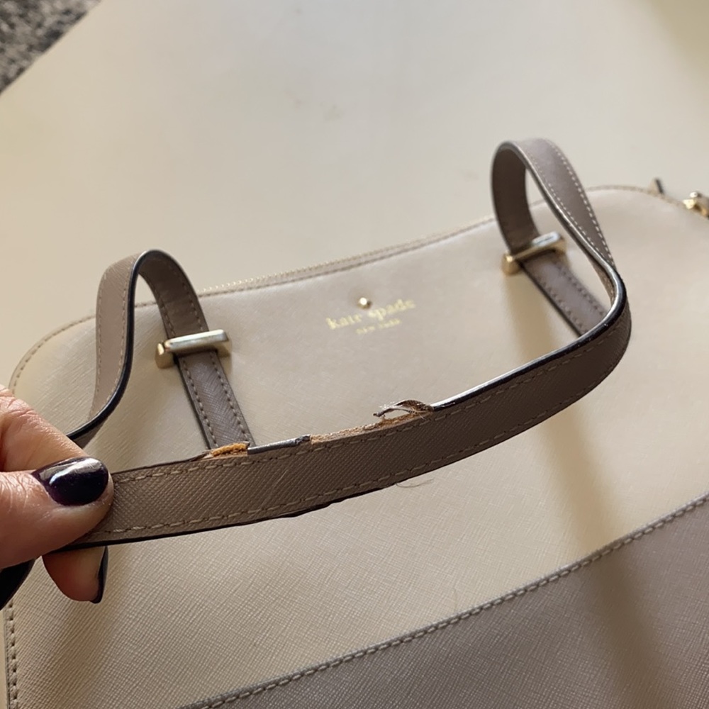 Kate Spade Stone And Pebble Color Handbag - image 7